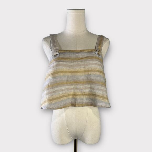 Anthropologie Sancia Striped Linen Cami Size XS - Picture 3 of 7